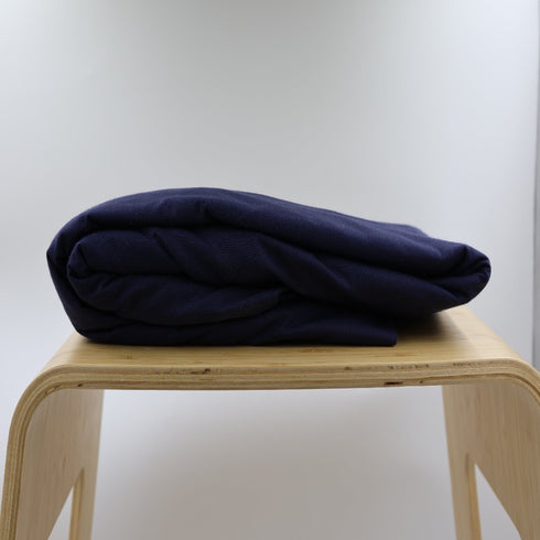 Aus Made - Cotton Navy Quilt Cover